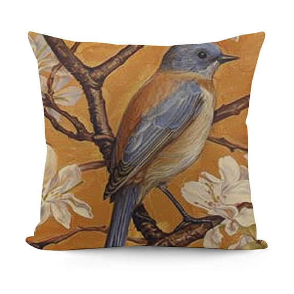 SHANXI Throw Pillow Covers Flower Soft Pillow Cases for Home Sofa Bed Chair Car Office Decorative 20x20in