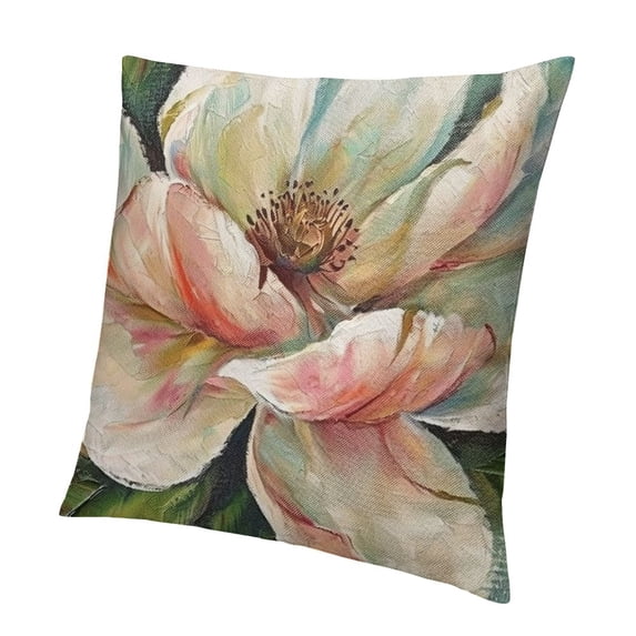 SHANXI Throw Pillow Covers Flowers Rose Print Cushion Cover Soft Pillow Cases for Home Sofa Bed Chair Car Office Decorative 22x22in