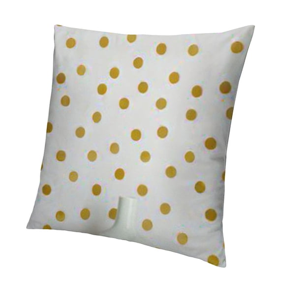 SHANXI Throw Pillow Covers Gold Foil Round for Living Room Bedroom 12x12in