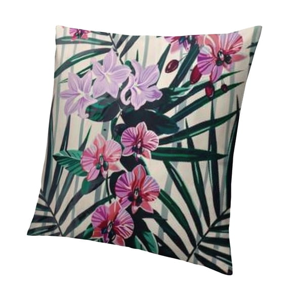 SHANXI Throw Pillow Covers Home Decor Flower Summer Pillow Cases Decorative 12x12in