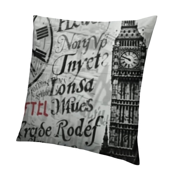 SHANXI Throw Pillow Covers Home Decor Paris City Eiffel Tower Pillow Cases Decorative 22x22in
