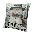 thumbnail image 1 of SHANXI Throw Pillow Covers Merry Christmas Decorative Pillow Covers Quote Pillow Cases Vintage Red Truck Cardinal Bird Pillow Cover 12x12in, 1 of 5