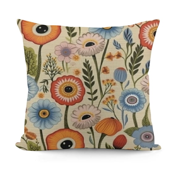 SHANXI Throw Pillow Covers Orange, Cute Decorative Cases for room 20x20in