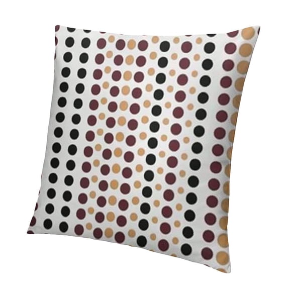 SHANXI Throw Pillow Covers Orange and Print Cushion Cover Soft Pillow Cases for Home Sofa Bed Chair Car Office Decorative 18x18in