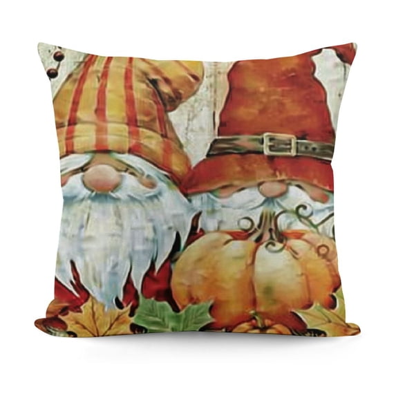 SHANXI Throw Pillow Covers Pumpkin Decorative Farmhouse Pillows for Sofa Garden Patio Decor 24x24in