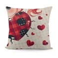 thumbnail image 1 of SHANXI Throw Pillow Covers Red Love Heart Decor Pillowcase Valentine’s Day Decorations, 1 of 5