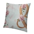 thumbnail image 1 of SHANXI Throw Pillow Covers Rose Pink Soft Pillow Cases for Home Sofa Bed Chair Car Office Decorative 18x18in, 1 of 5