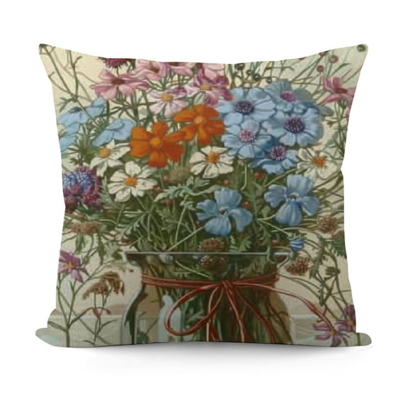 SHANXI Throw Pillow Covers Spring Summer Seasonal Decor Cushion Cover for Bedroom Sofa Living Room Couch Bench Outdoor 12x12in