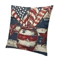 thumbnail image 1 of SHANXI Throw Pillow Covers, USA Flag Vases Decorations for Sofa Couch 22x22in, 1 of 5