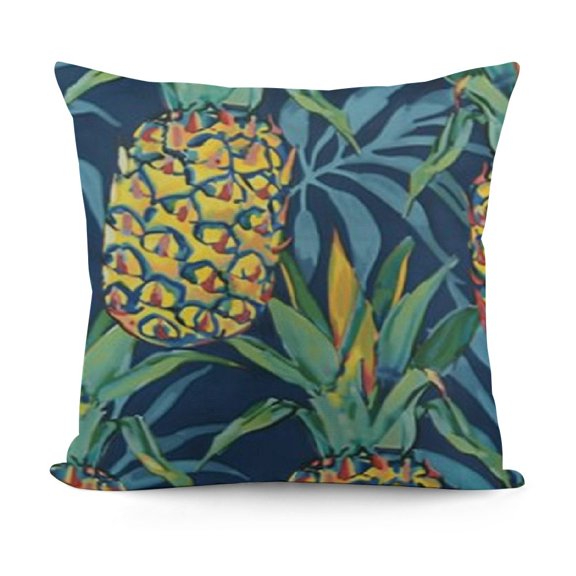 SHANXI Tropical Fruit Pineapple Throw Pillow Covers, Soft 20x20in