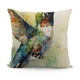 thumbnail image 1 of SHANXI Watercolor Painting Birds Throw Pillow Cover Super Soft Decorative Animal Pillowcases Cushion Covers Square Pillow Shams Home Bedroom Decor 22x22in, 1 of 5
