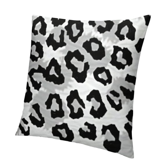 SHANXI White Grey Leopard Print Pillow Covers Snow Cheetah Throw Pillow Covers Animal Print Farmhouse Pillow Cases 24x24in