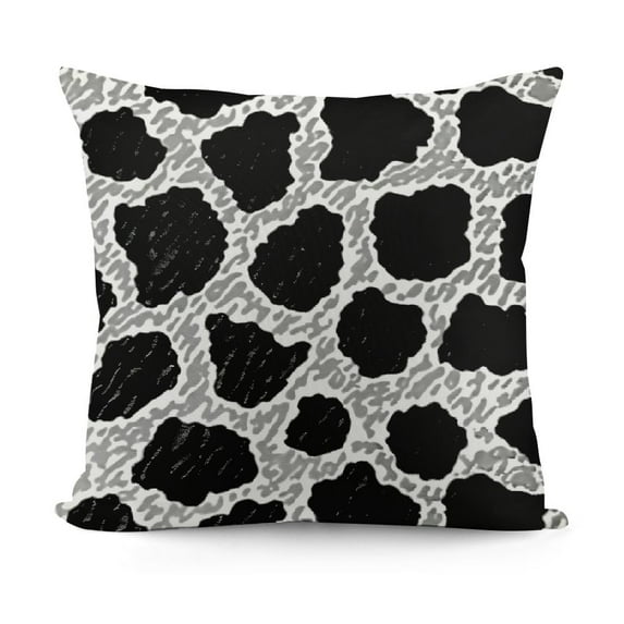 SHANXI White Grey Leopard Print Pillow Covers Snow Cheetah Throw Pillow Covers Animal Print Pillow Cases Square Cushion Covers for Home Couch Bed Sofa Chair Decor 20x20in