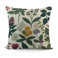 thumbnail image 1 of SHANXI Wild Floral Decorative Throw Pillowcases Linen Flower for Sofa Couch Outdoor Decor 12x12in, 1 of 5