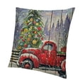 thumbnail image 1 of SHANXI Wood Merry Christmas Throw Pillow Covers Christmas Print Decorative Home Pillow Cases 20x20in, 1 of 5