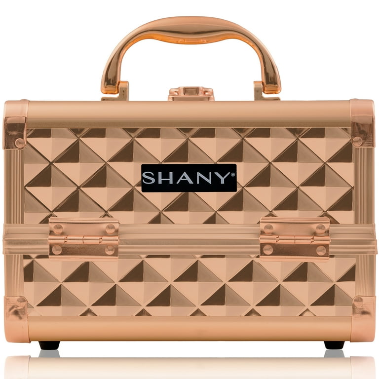 SHANY Chic Makeup Train Case Cosmetic Box Portable Makeup Case