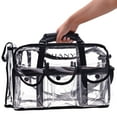 thumbnail image 1 of SHANY Clear Makeup Bag, Pro Mua rectangular Bag with Shoulder Strap, Large, 1 of 5