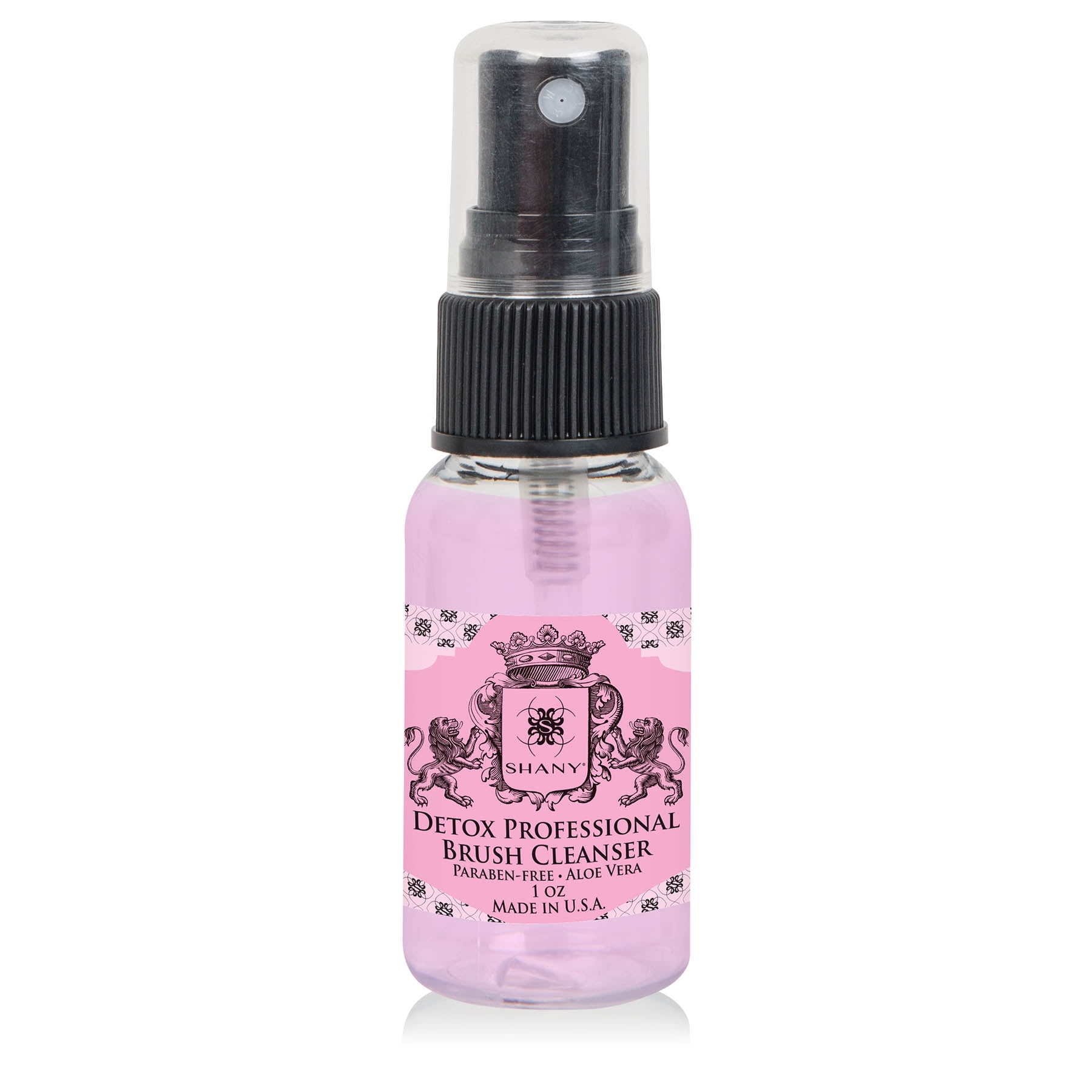 SHANY DETOX Professional Makeup Brush and Sponge Shampoo , Brush Cleanser, Removes dirt, Makeup from brushes and Sponges - Paraben Free, Vegan, Cruelty Free - Instant Dry - 1oz
