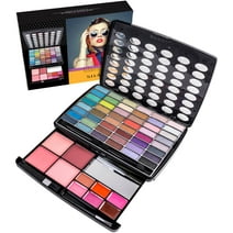 SHANY Glamour Girl Makeup Kit Eyeshadow Palette with Eyeshadows , Blushes, Lipstick Lip-gloss , Makeup Mirror, Makeup applicators, Premium Gift Packaging - Vintage