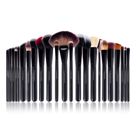 SHANY Makeup Brushes The Masterpiece Pro Signature Makeup Brush Set - Foundation Powder Concealers Eye Shadow brushes, Synthetic Bristle with Wooden handles , Premium Gift Packaging - 24pcs