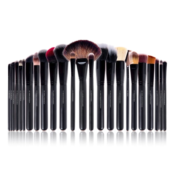SHANY Makeup Brushes The Masterpiece Pro Signature Makeup Brush Set - Foundation Powder Concealers Eye Shadow brushes, Synthetic Bristle with Wooden handles , Premium Gift Packaging - 24pcs