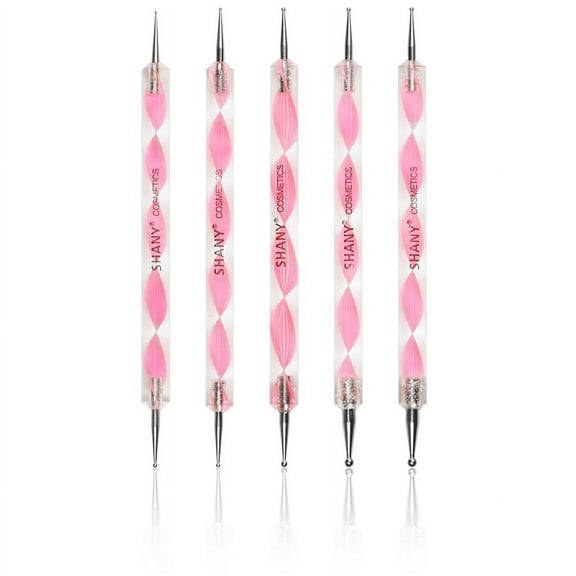 SHANY Marbleizing Dotting Pen Brush Sets - set of 5 x 2 way brushes