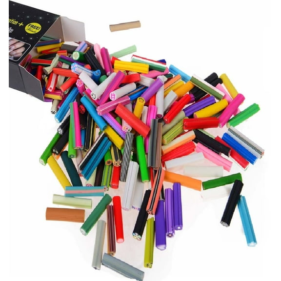 SHANY Nail Art Manicure Canes, Sticks, and Rods Gel Tips - Free Cutter Inside - 200pcs