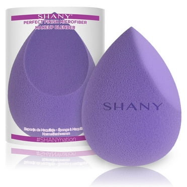 SHANY Perfect Finish Makeup Blender Sponge - Full Size Latex-Free Beauty Sponge Microfiber For Foundation, Beauty Details, and Blending - Purple
