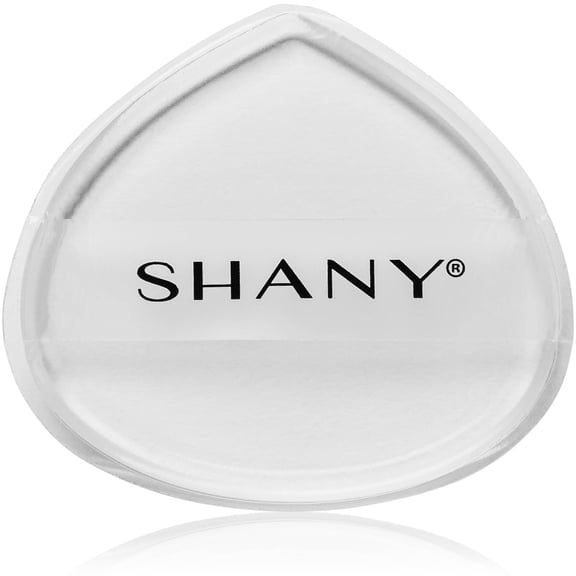 SHANY Stay Jelly Silicone Sponge - Clear & Non-Absorbent Makeup Blending Sponge for Flawless Application with Foundation - CONE