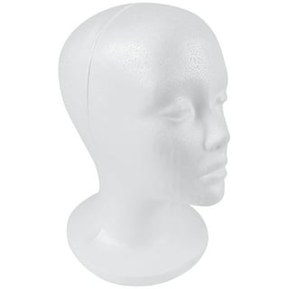 HEVIRGO Female Mannequin Head Dummy Model Display Stand for Wig