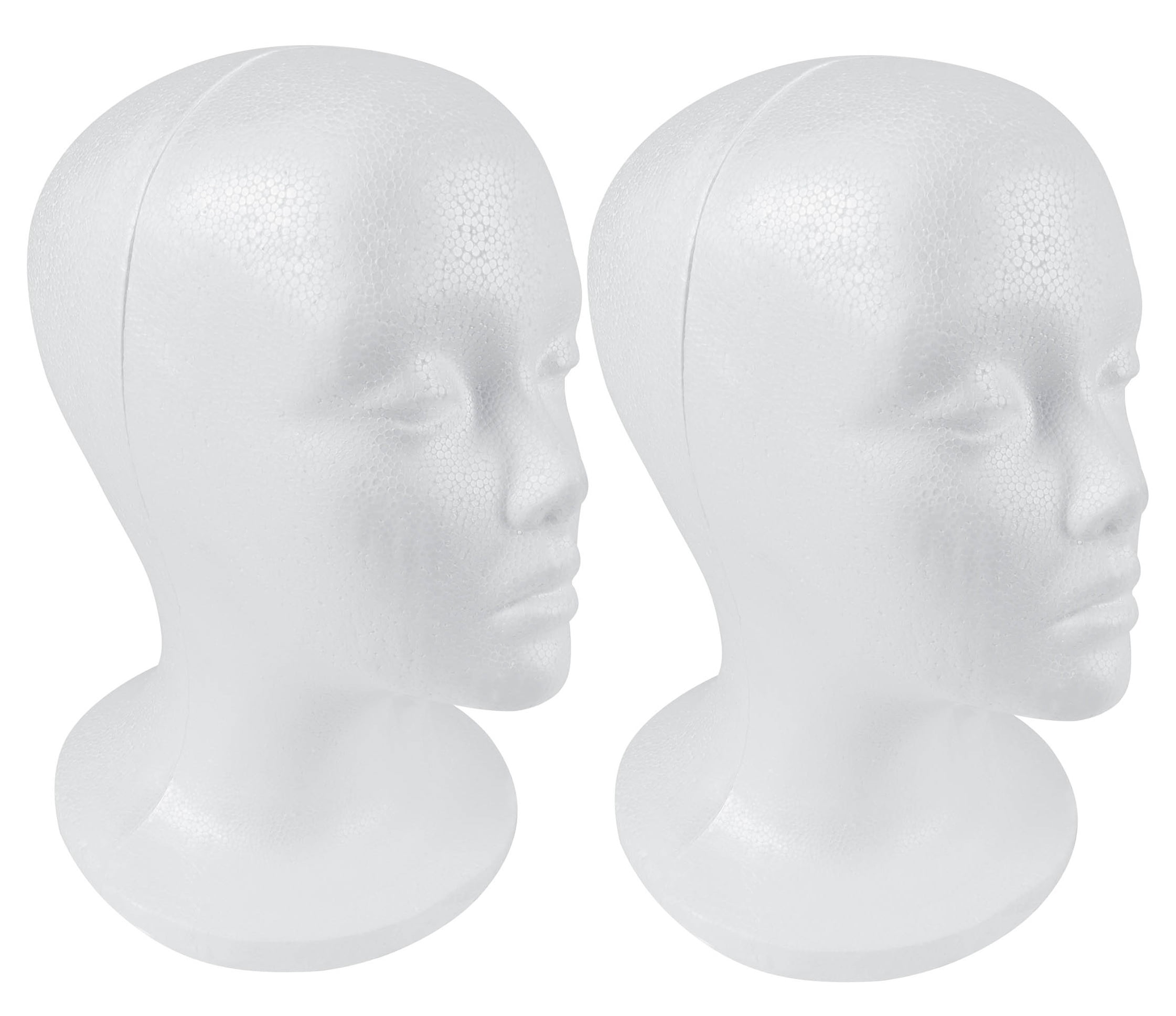 SHANY Styrofoam Model Heads/Hat Wig Foam Mannequin/One Dozen Jumbo Pack 