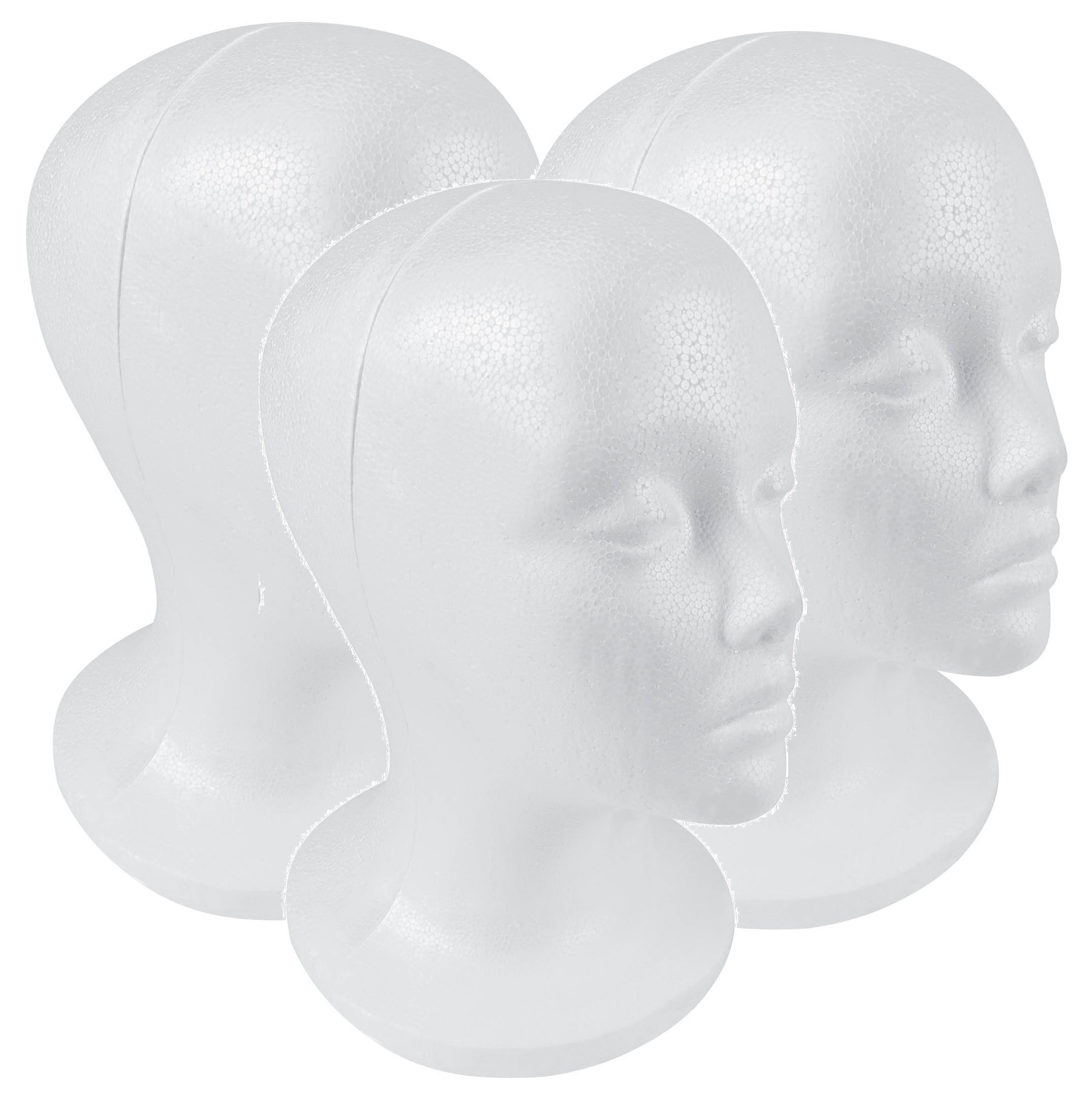 Plussign Soft Styrofoam Foam Mannequin Head For Making Wigs 20.5