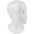 thumbnail image 1 of SHANY Styrofoam Model Heads ,Hat Wig Foam Mannequin Female Wig Head Stand ,Mannequin Head for wigs , Wig Holder - Round Base , 11 Inches Female Mannequin Head -1 Piece, 1 of 5