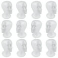 thumbnail image 1 of SHANY Styrofoam Model Heads/Hat Wig Foam Mannequin/One Dozen Jumbo Pack, 1 of 5
