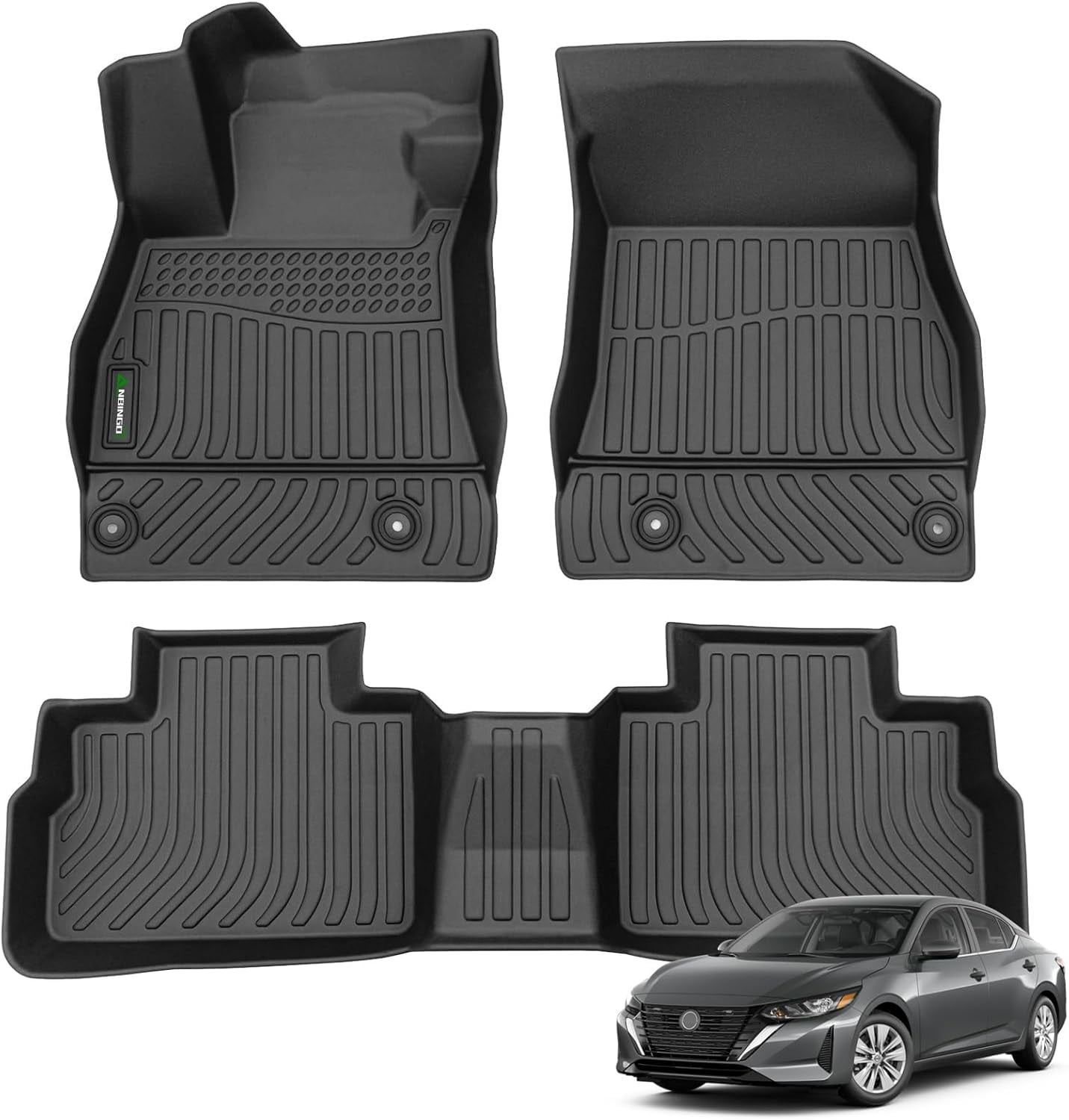 SHAORONG -All Weather Floor Mats Custom for 2020-2025 Nissan Sentra S ...