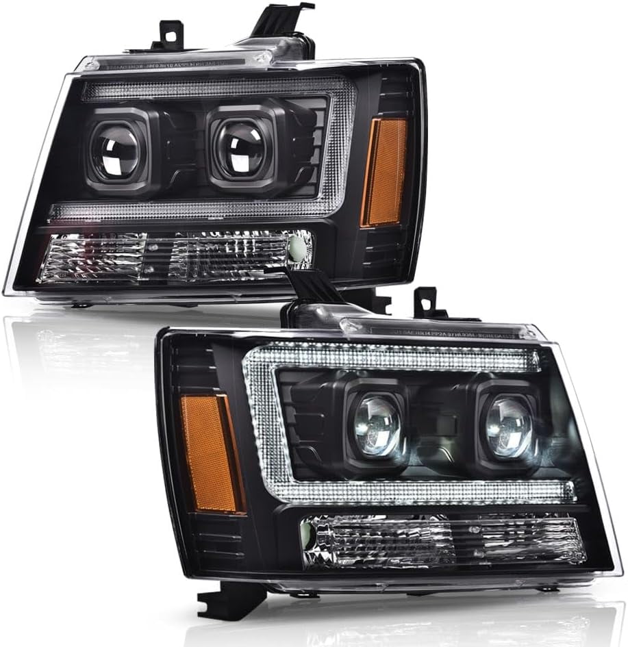 11/o - Finance Spec-D Tuning Jet Black LED Light Bar Projector - Foto 6