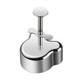 SHAOTELLME Adjustable Stainless Steel Hamburger Patty Maker,Perfect for