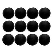 SHAOTELLME Decorated Paper 12 Activities. String Paper And Lights Together To Create Hanging Lights That Color And To Your Outdoor Celebrations., Black A