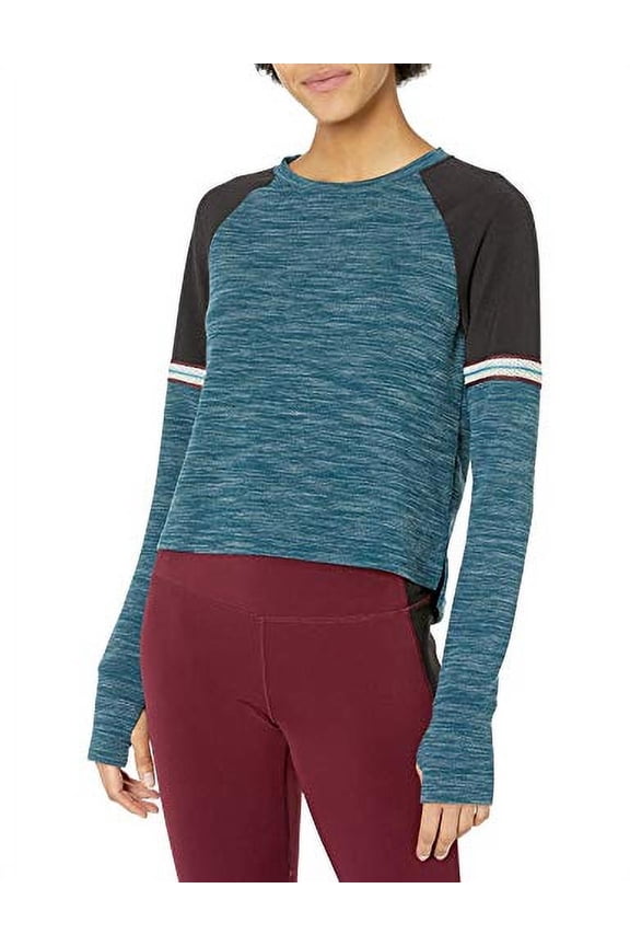 SHAPE activewear Women's Transport Crew, Reflecting Pond Multi, S