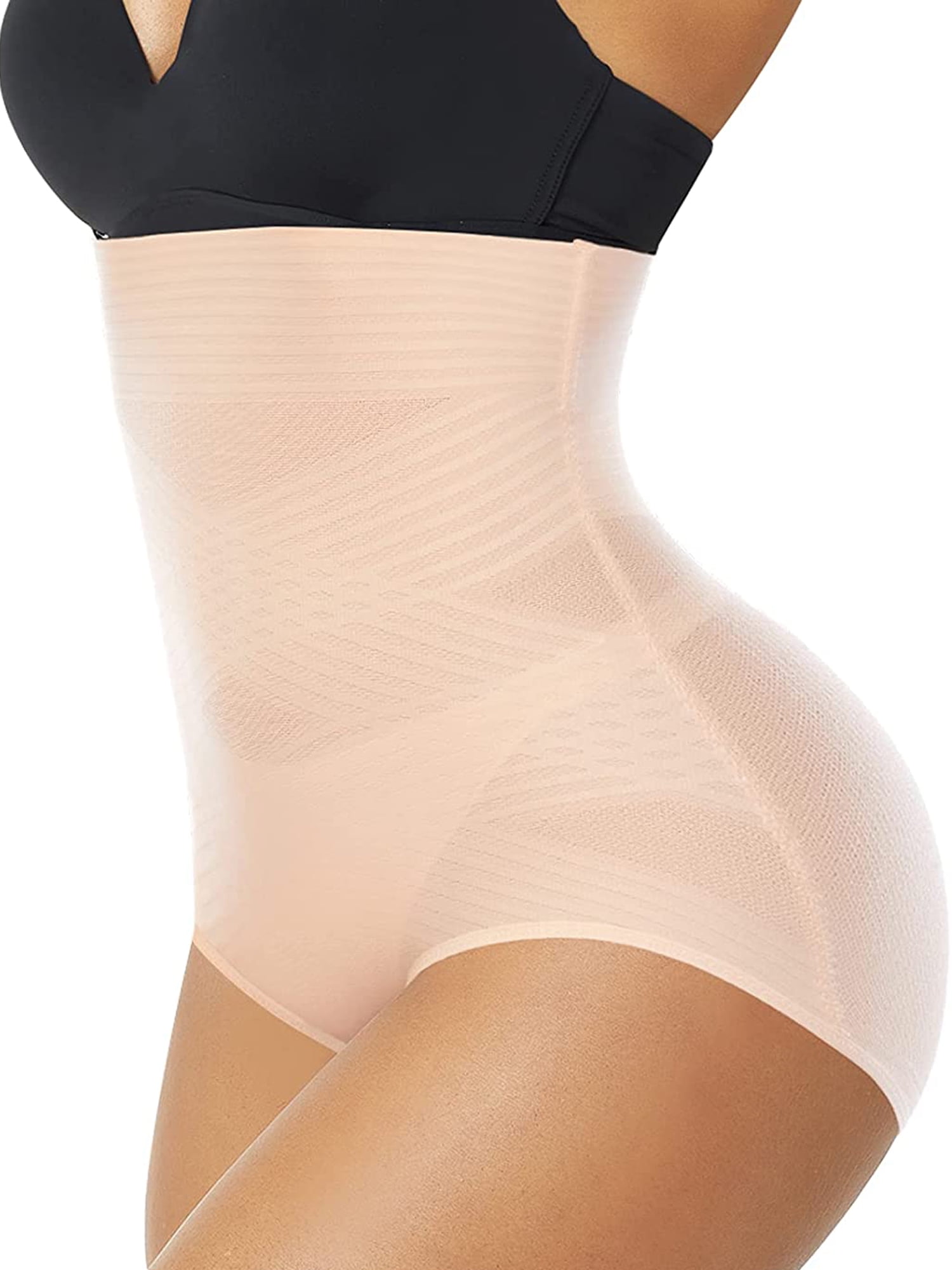 SHAPERIN 2 Packs of Tummy Control Shapewear Panties for Women High