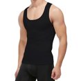 thumbnail image 1 of MISS MOLY Men's Slimming Body Shaper Vest Shirt Abs Abdomen Compression Shirt Moobs Workout Tank Tops Undershirts, 1 of 5