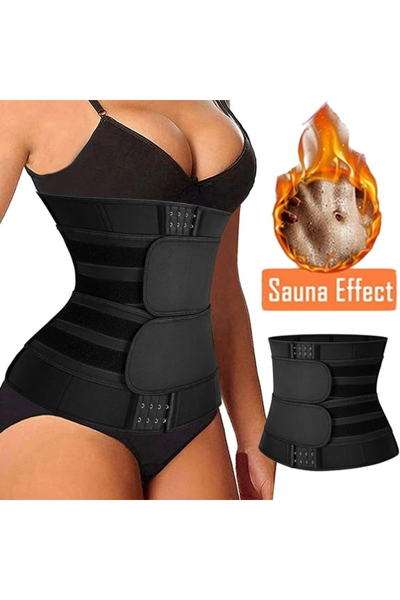 Neoprene Sauna Waist Trainer Sweat Girdle Belt for Women Weight Loss Compression Trimmer Workout Fitness Shapewear