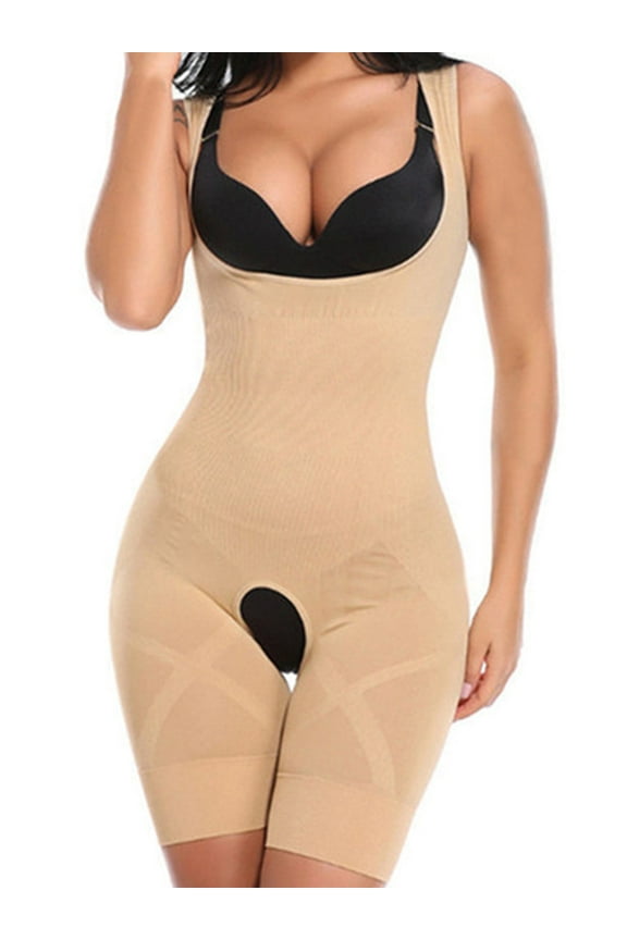 Shapewear Bodysuit for Women Tummy Control Open Bust Body Shaper Slimming Waist Trainer Briefer