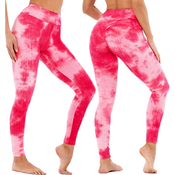 SHAPERIN Women Butt Lift Sexy Gym Leggings High Waist Yoga Pants Booty Scrunch Thick Tummy Control Workout Running Elastic Sports Tights