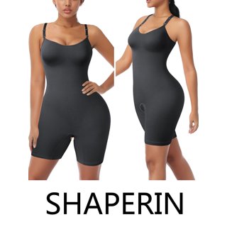 SHAPERIN Women Waist Trainer Corset Bodysuit Butt Lifter Tummy Control  Shapewear Underwear Girdle Full Body Shaper