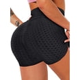 thumbnail image 1 of SHAPERIN Women TIK TOK Leggings Shorts Butt Lift Scrunch Textured Leggings Workout Shorts, 1 of 5