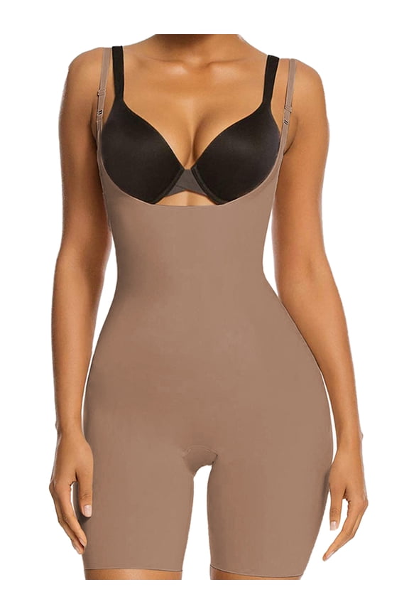 Women Waist Trainer Bodysuits Butt Lifter Tummy Control Shapewear Postpartum Girdle Full Body Shaper