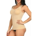 thumbnail image 1 of MISS MOLY Women's Compression Camisole with Built in Removable Bra Pads Body Shaper Tank Tops, 1 of 6