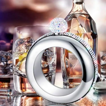 SHAPERME 3.5OZ Bracelet Elegant Wine for Whiskey Vodka Alcohol Bangle Hip Flask Round Hip Accessories Flask Drinkware