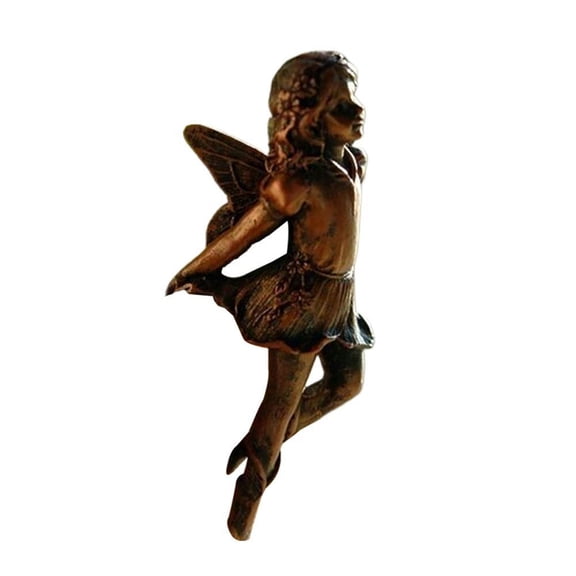 Hanging Cup Fairy D Resin Flower Fairy Potted Pendant Girls Cup Decoration Wings Fairy Woman Statue Sculpture Cup Hanging